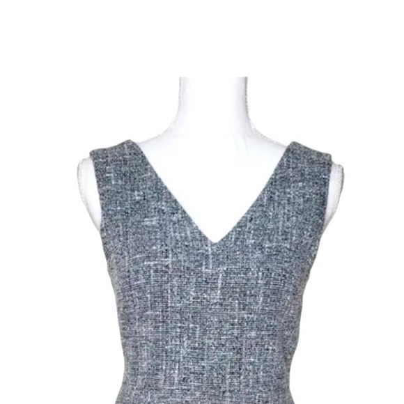 Banana Republic Tweed Dress, Sleeveless V Neck 6 - Picture 6 of 10
